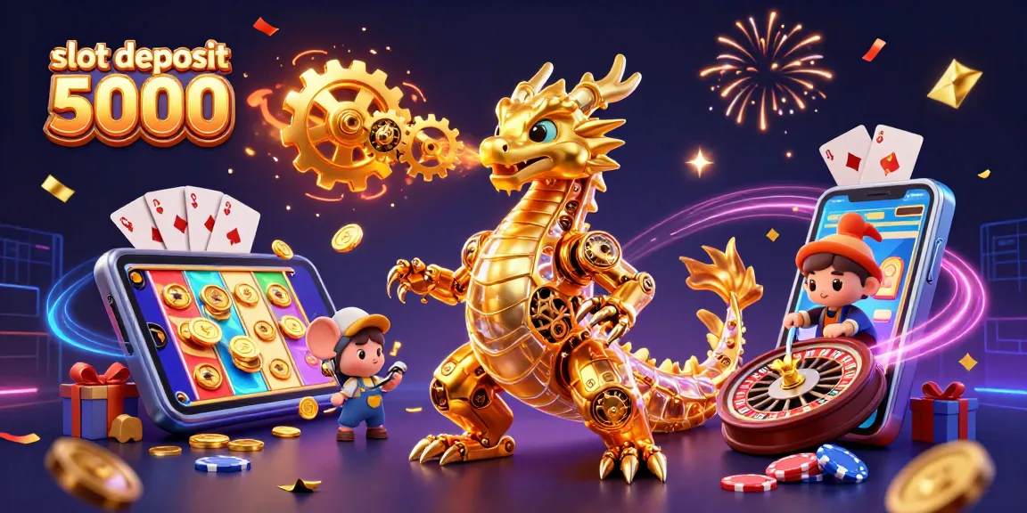 Experience high-energy gaming with slot deposit 5000 featuring thrilling characters and vibrant slot game action.