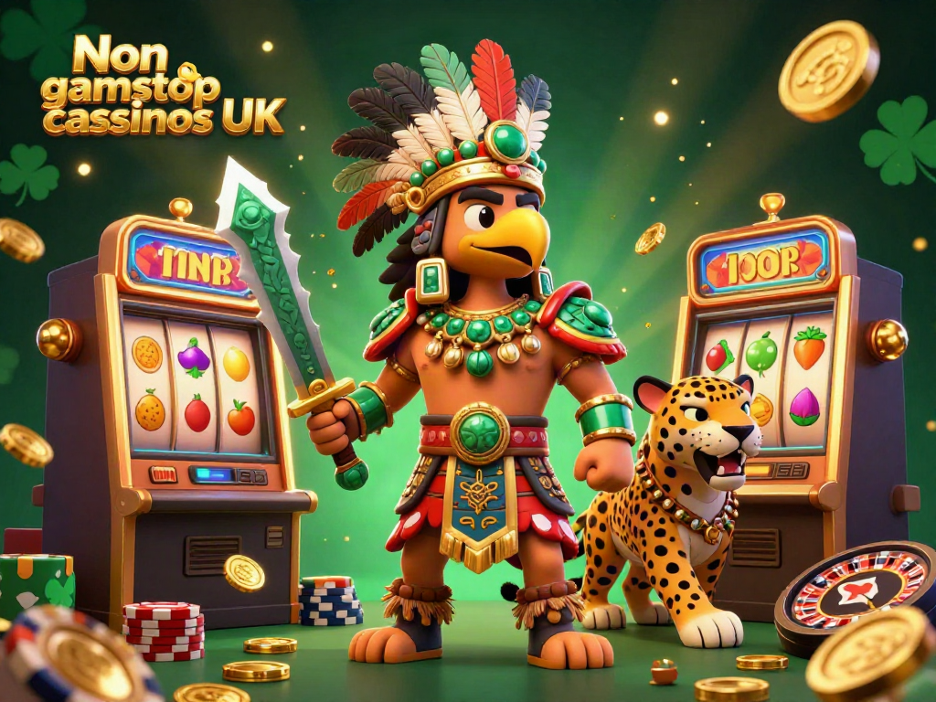 Experience the excitement of Non gamstop casinos UK with vibrant slots and warriors in action.