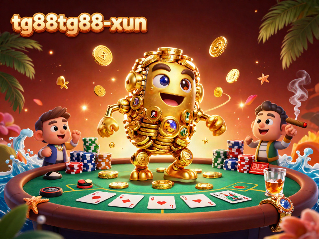 Experience the thrilling action at tg88tg88-xun with this vibrant poker scene illustration.